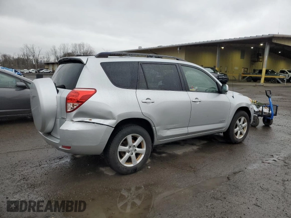 2006 Toyota RAV4 Limited with VIN JTMBD31V265044554, listed as a Copart auction lot 50124775 with 84,702 mi miles and Salvage title. Bid and sale history available at DreamBid. Image 3.