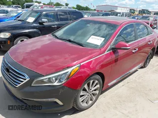 2016 Hyundai Sonata Sport with VIN 5NPE34AF5GH418008, listed as a IAAI auction lot 42233479 with 120,488 mi miles and . Bid and sale history available at DreamBid. Image 17.