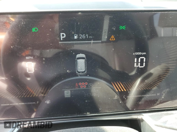 2024 Kia Sorento S with VIN 5XYRLDJC0RG270884, listed as a Copart auction lot 60683585 with 25,749 mi miles and Salvage title. Bid and sale history available at DreamBid. Image 9.