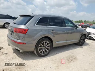 2018 Audi Q7 Premium Plus with VIN WA1LAAF72JD007959, listed as a Copart auction lot 57075265 with 83,380 mi miles and Salvage title. Bid and sale history available at DreamBid. Image 3.