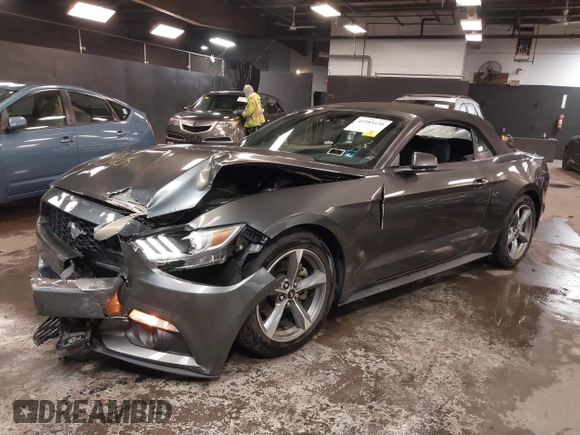 2017 Ford Mustang V6 with VIN 1FATP8EM5H5238210, listed as a IAAI auction lot 41983430 with 18,792 mi miles and . Bid and sale history available at carsss.com. Image 2.