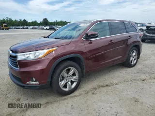 2015 Toyota Highlander Limited z VIN 5TDDKRFH0FS175304, wystawiony jako Copart lot #57234265 z przebiegiem 127 684 mil mil oraz Szkoda całkowita • Salvage title. Historia ofert i sprzedaży dostępna na DreamBid. Obrazek 1.
