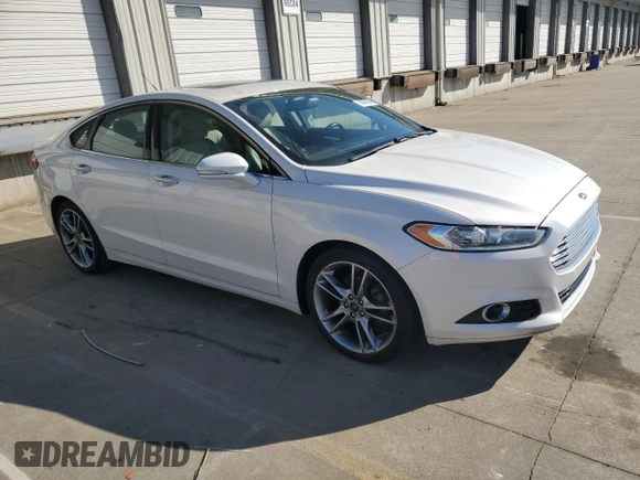 2016 Ford Fusion Titanium with VIN 3FA6P0K97GR112375, listed as a Copart auction lot 58286345 with 70,508 mi miles and Salvage title. Bid and sale history available at DreamBid. Image 4.