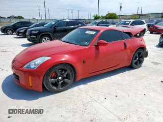 2008 Nissan 350Z Touring z VIN JN1BZ34E68M750354, wystawiony jako Copart lot #61000745 z przebiegiem 158 574 mil mil oraz Czysty tytuł • Clean title. Historia ofert i sprzedaży dostępna na DreamBid. Obrazek 1.