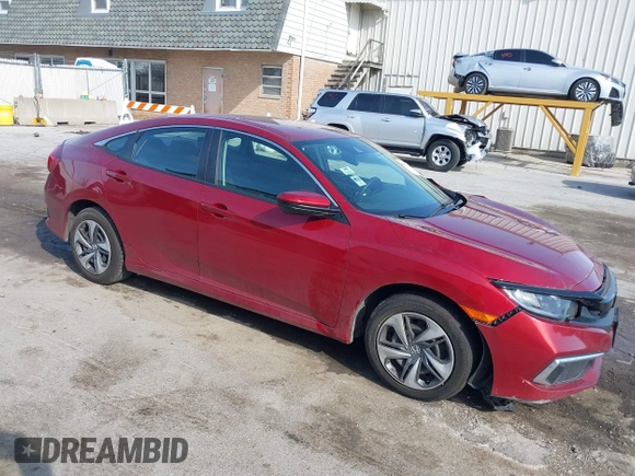 2020 Honda Civic LX с VIN 19XFC2F62LE001669, выставлен на аукционе IAAI как лот 41935062 с пробегом 68 285 миль миль и . История ставок и продаж доступна на DreamBid. Изображение 1.