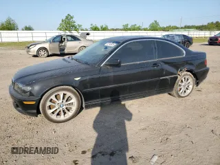 2005 BMW 3 Series 330Ci with VIN WBABD53415PD99380, listed as a Copart auction lot 52743025 with 172,537 mi miles and Salvage Title. Bid and sale history available at carsss.com. Image 1.