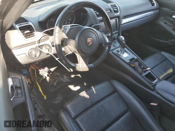 2014 Porsche Boxster z VIN WP0CA2A8XES121365, wystawiony jako Copart lot #49906585 z przebiegiem Nie podano mil oraz Szkoda całkowita • Salvage title. Historia ofert i sprzedaży dostępna na DreamBid. Obrazek 8.