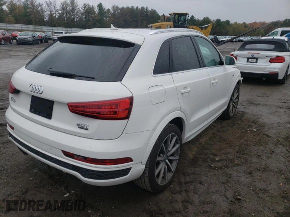 2018 Audi Q3 Premium Plus with VIN WA1JCCFS6JR018502, listed as a Copart auction lot 65271982 with 25,441 mi miles. Bid and sale history available at carsss.com. Image 4.