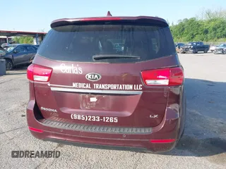 2017 Kia Sedona LX with VIN KNDMB5C18H6320706, listed as a IAAI auction lot 42007075 with 276,674 mi miles. Bid and sale history available at carsss.com. Image 16.