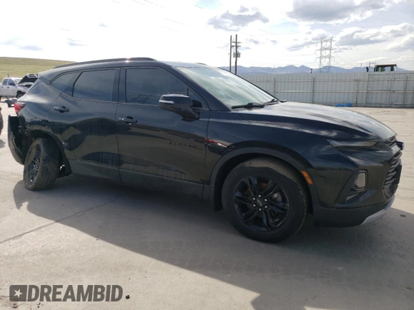 2020 Chevrolet Blazer LT with VIN 3GNKBJRS9LS685617, listed as a Copart auction lot 52412015 with 57,968 mi miles and Salvage title. Bid and sale history available at DreamBid. Image 4.