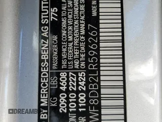 2020 Mercedes-Benz C C 300 with VIN W1KWF8DB2LR596267, listed as a Copart auction lot 86908154 with 48,382 mi miles and Salvage Title. Bid and sale history available at carsss.com. Image 14.