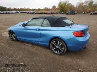 2018 BMW 2 Series 230i xDrive with VIN WBA2K1C59JVD41336, listed as a Copart auction lot 77820634 with 58,570 mi miles and Salvage Title. Bid and sale history available at carsss.com. Image 2.