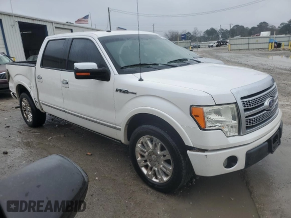 2010 Ford F-150 XL with VIN 1FTFW1CV4AFB08187, listed as a Copart auction lot 44710245 with 179,180 mi miles and Salvage Title. Bid and sale history available at DreamBid. Image 4.