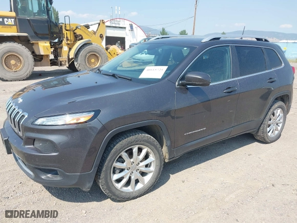 2017 Jeep Cherokee Limited with VIN 1C4PJMDS2HW551702, listed as a IAAI auction lot 40115725 with 104,472 mi miles. Bid and sale history available at carsss.com. Image 18.