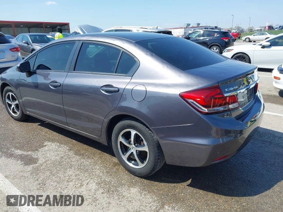 2015 Honda Civic Sedan SE with VIN 19XFB2F78FE224203, listed as a IAAI auction lot 41963091 with 94,200 mi miles. Bid and sale history available at carsss.com. Image 3.
