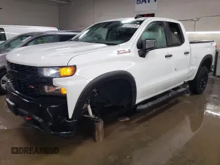 2020 Chevrolet Silverado 1500 Custom Trail Boss with VIN 1GCRYCEF6LZ243598, listed as a Copart auction lot 88407265 with 21,762 mi miles and Salvage Title. Bid and sale history available at DreamBid. Image 1.