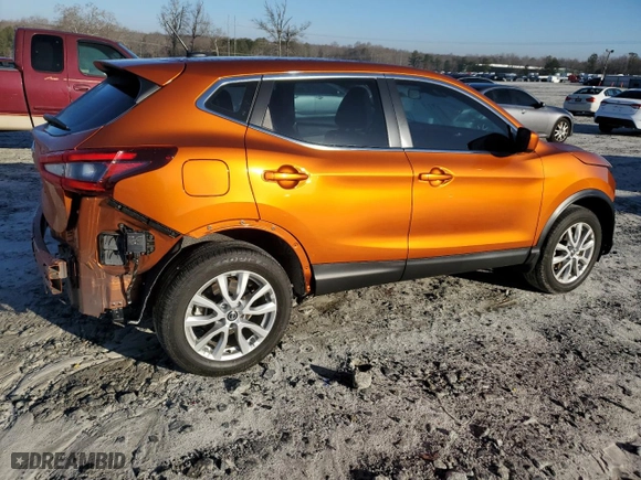 2022 Nissan Rogue Sport S with VIN JN1BJ1AV2NW340909, listed as a Copart auction lot 43455605 with 22,795 mi miles and Salvage Title. Bid and sale history available at carsss.com. Image 3.