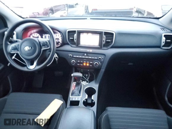2018 Kia Sportage LX with VIN KNDPMCAC2J7326808, listed as a Copart auction lot 84875434 with 64,208 mi miles and Salvage Title. Bid and sale history available at carsss.com. Image 8.