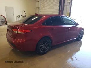 2022 Toyota Corolla LE with VIN JTDEPMAE9NJ201982, listed as a Copart auction lot 43121115 with 67,004 mi miles and Salvage Title. Bid and sale history available at carsss.com. Image 3.