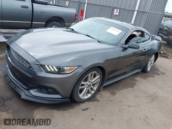 2017 Ford Mustang EcoBoost with VIN 1FA6P8TH6H5203551, listed as a IAAI auction lot 41850202 with 66,805 mi miles. Bid and sale history available at carsss.com. Image 18.