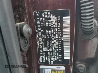 2014 Kia Sorento LX с VIN 5XYKT3A62EG484386, выставлен на аукционе Copart как лот 55632055 с пробегом 168 439 миль миль и Списание • Salvage title. История ставок и продаж доступна на DreamBid. Изображение 13.