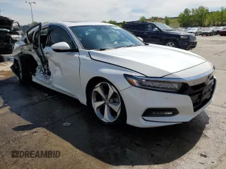 2019 Honda Accord Touring with VIN 1HGCV2F93KA018572, listed as a Copart auction lot 58381615 with 64,440 mi miles and Salvage title. Bid and sale history available at DreamBid. Image 4.