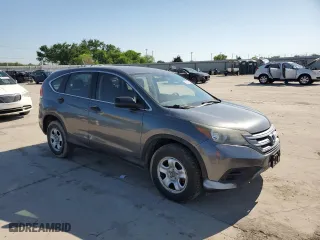 2013 Honda CR-V LX with VIN 2HKRM4H33DH631836, listed as a Copart auction lot 52238275 with 126,430 mi miles and Salvage Title. Bid and sale history available at carsss.com. Image 4.