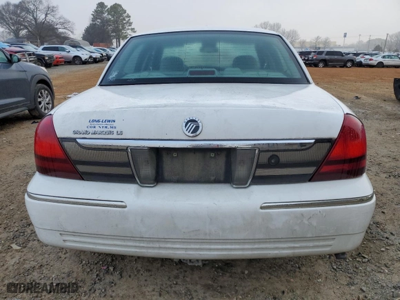 2008 Mercury Grand Marquis LS with VIN 2MEFM75VX8X606901, listed as a Copart auction lot 43228645 with 164,380 mi miles and Non Repairable. Bid and sale history available at carsss.com. Image 6.
