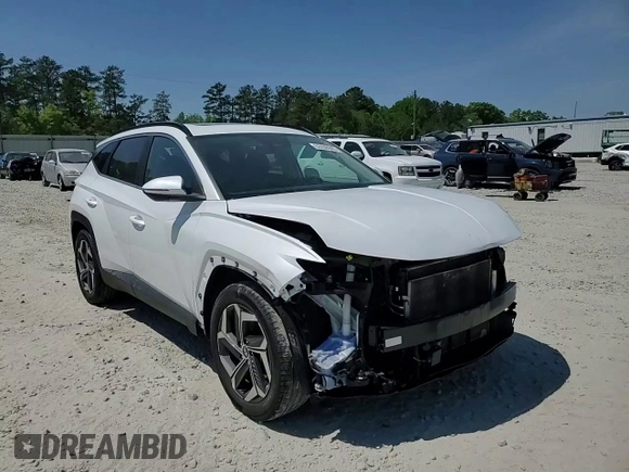 2022 Hyundai Tucson SEL with VIN 5NMJF3AE2NH005982, listed as a Copart auction lot 52438945 with 52,636 mi miles and Salvage Title. Bid and sale history available at DreamBid. Image 14.