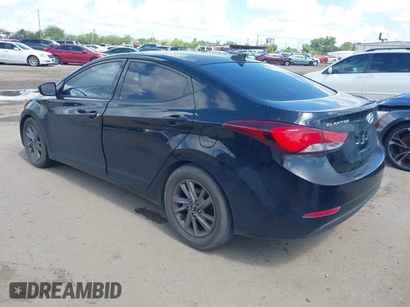 2016 Hyundai Elantra SE with VIN 5NPDH4AE0GH712842, listed as a IAAI auction lot 42602307 with 250,480 mi miles and . Bid and sale history available at DreamBid. Image 3.