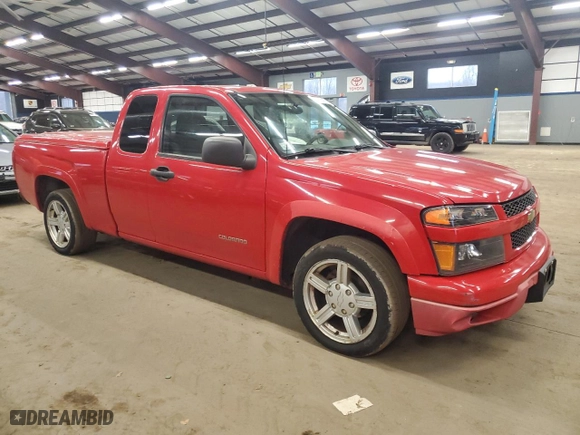 2005 Chevrolet Colorado LS Z85 with VIN 1GCCS196758130225, listed as a Copart auction lot 47743215 with 144,262 mi miles and Clean Title. Bid and sale history available at carsss.com. Image 4.