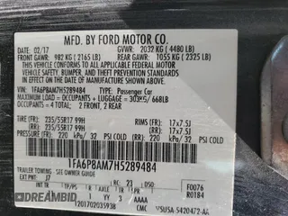 2017 Ford Mustang V6 с VIN 1FA6P8AM7H5289484, выставлен на аукционе Copart как лот 45573175 с пробегом 52 590 миль миль и Списание • Salvage title. История ставок и продаж доступна на DreamBid. Изображение 14.