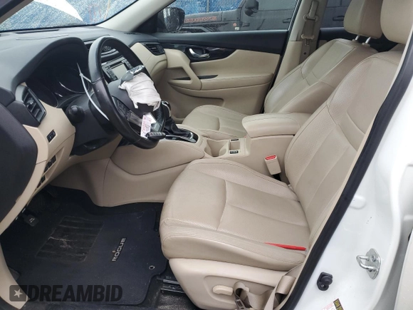 2017 Nissan Rogue SL with VIN JN8AT2MTXHW398715, listed as a Copart auction lot 42044975 with 134,262 mi miles and Salvage Title. Bid and sale history available at DreamBid. Image 7.