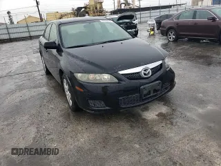 2006 Mazda 6 i with VIN 1YVFP80C465M00681, listed as a Copart auction lot 48023945 with 157,555 mi miles and Salvage Title. Bid and sale history available at carsss.com. Image 10.