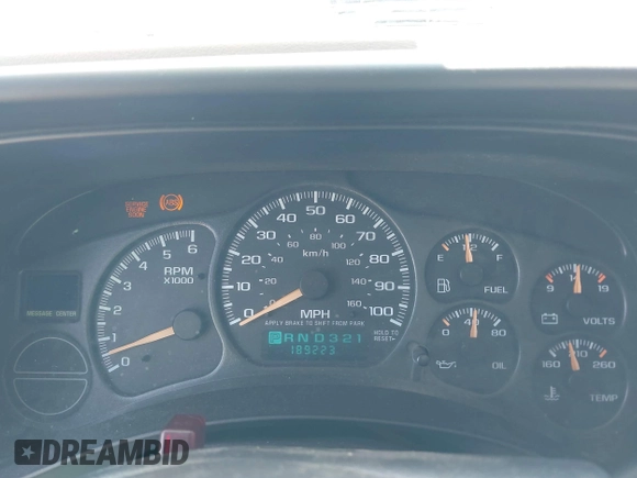 2002 Chevrolet Tahoe LS with VIN 1GNEK13Z82R142862, listed as a IAAI auction lot 42606711 with 189,223 mi miles and . Bid and sale history available at DreamBid. Image 7.