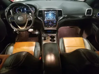 2014 Jeep Grand Cherokee Overland with VIN 1C4RJFCM3EC362173, listed as a Copart auction lot 43619775 with 277,053 mi miles and Salvage Title. Bid and sale history available at DreamBid. Image 8.