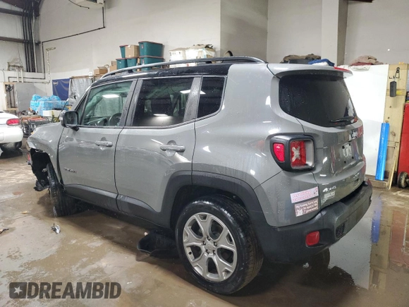 2020 Jeep Renegade Limited with VIN ZACNJBD17LPL95002, listed as a Copart auction lot 48807355 with 35,226 mi miles and Salvage title. Bid and sale history available at DreamBid. Image 2.