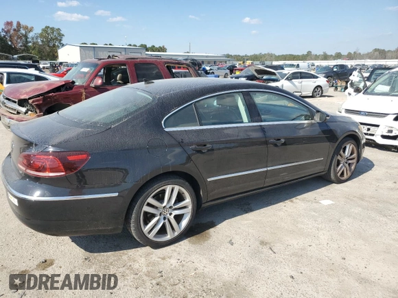 2013 Volkswagen CC Lux with VIN WVWRN7AN8DE524355, listed as a Copart auction lot 77420184 with 96,422 mi miles and Salvage title. Bid and sale history available at DreamBid. Image 3.