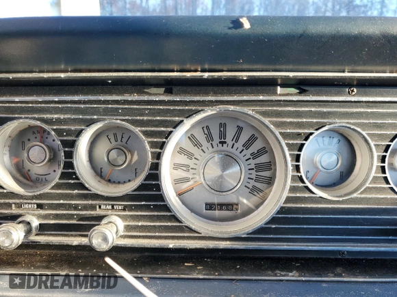 1966 Mercury Monterey z VIN 6W48H551935, wystawiony jako Copart lot #79396304 z przebiegiem 82 168 mil mil oraz Tytuł czysty. Historia ofert i sprzedaży dostępna na DreamBid. Obrazek 9.