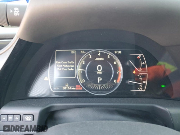 2022 Lexus ES with VIN 58ACZ1B10NU126958, listed as a Copart auction lot 49055705 with 38,167 mi miles and Salvage Title. Bid and sale history available at carsss.com. Image 9.