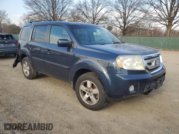 2011 Honda Pilot EX-L with VIN 5FNYF4H59BB006425, listed as a Copart auction lot 49816405 with 167,693 mi miles and Salvage Title. Bid and sale history available at carsss.com. Image 4.