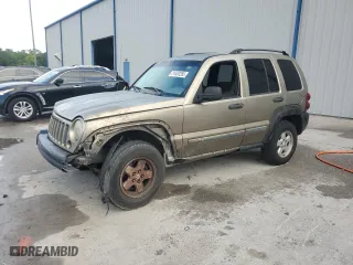 2006 Jeep Liberty Sport with VIN 1J4GK48K96W127481, listed as a Copart auction lot 51583265 with 146,174 mi miles and Salvage Title. Bid and sale history available at carsss.com. Image 1.