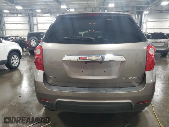 2012 Chevrolet Equinox LT w/1LT with VIN 2GNFLEEK6C6219461, listed as a Copart auction lot 50636985 with 126,365 mi miles and Salvage Title. Bid and sale history available at carsss.com. Image 6.