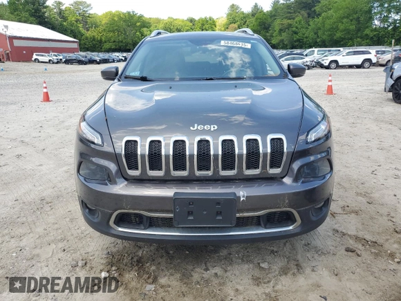 2016 Jeep Cherokee Limited with VIN 1C4PJMDS1GW322118, listed as a Copart auction lot 58468615 with 115,822 mi miles and Salvage title. Bid and sale history available at DreamBid. Image 5.