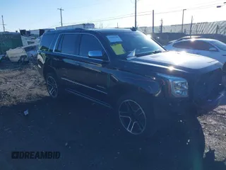2019 GMC Yukon Denali with VIN 1GKS2CKJ8KR104796, listed as a IAAI auction lot 41843188 with 91,340 mi miles. Bid and sale history available at carsss.com. Image 1.