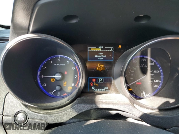 2015 Subaru Outback Premium with VIN 4S4BSAFC3F3305537, listed as a Copart auction lot 55575665 with 91,235 mi miles and Salvage title. Bid and sale history available at DreamBid. Image 9.