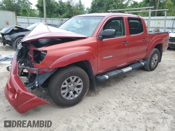 2010 Toyota Tacoma PreRunner z VIN 3TMJU4GN2AM106935, wystawiony jako Copart lot #55923065 z przebiegiem Nie podano mil oraz Szkoda całkowita • Salvage title. Historia ofert i sprzedaży dostępna na DreamBid. Obrazek 1.