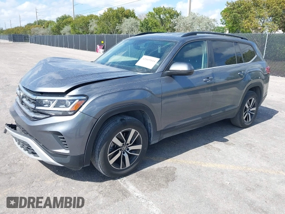 2022 Volkswagen Atlas SE with VIN 1V2DP2CA9NC542764, listed as a IAAI auction lot 42169444 with 33,506 mi miles and . Bid and sale history available at DreamBid. Image 17.