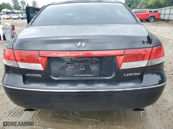 2007 Hyundai Azera SE with VIN KMHFC46F87A154007, listed as a Copart auction lot 63928394 with 166,339 mi miles and Salvage Title. Bid and sale history available at carsss.com. Image 6.
