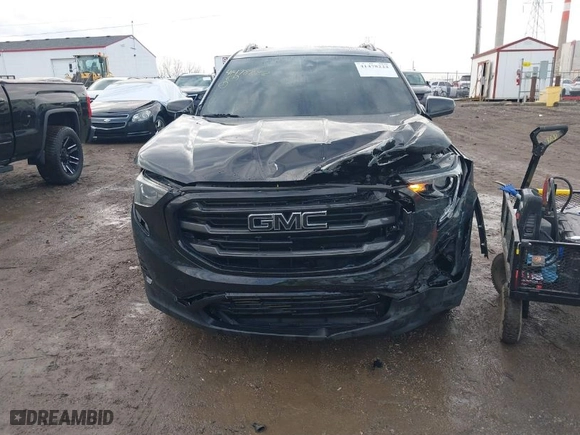 2020 GMC Terrain SLE with VIN 3GKALMEV8LL203608, listed as a IAAI auction lot 41478222 with 110,042 mi miles. Bid and sale history available at carsss.com. Image 12.